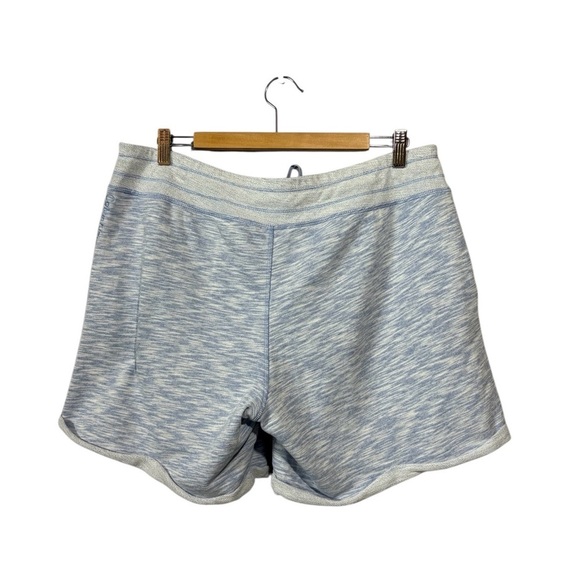 Calvin Klein, Women’s Terry Knit Blue Heather Shorts, Size XL - Picture 2 of 7